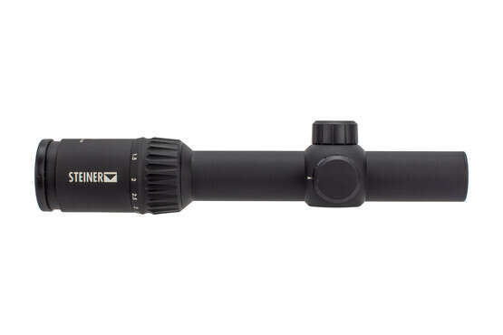 Steiner Optics 1-4x24mm P4xi rifle scopes with 3-gun tactical 5.56 reticle is backed by the Heritage warranty